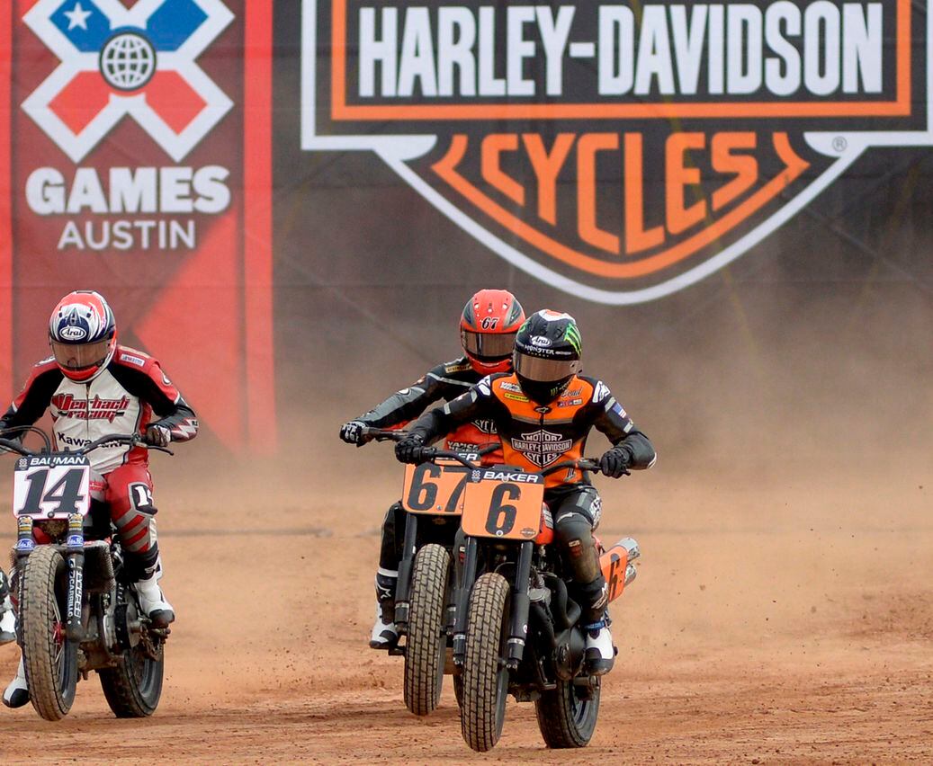 Harley-Davidson Racers Dominate Flat Track at X-Games Austin