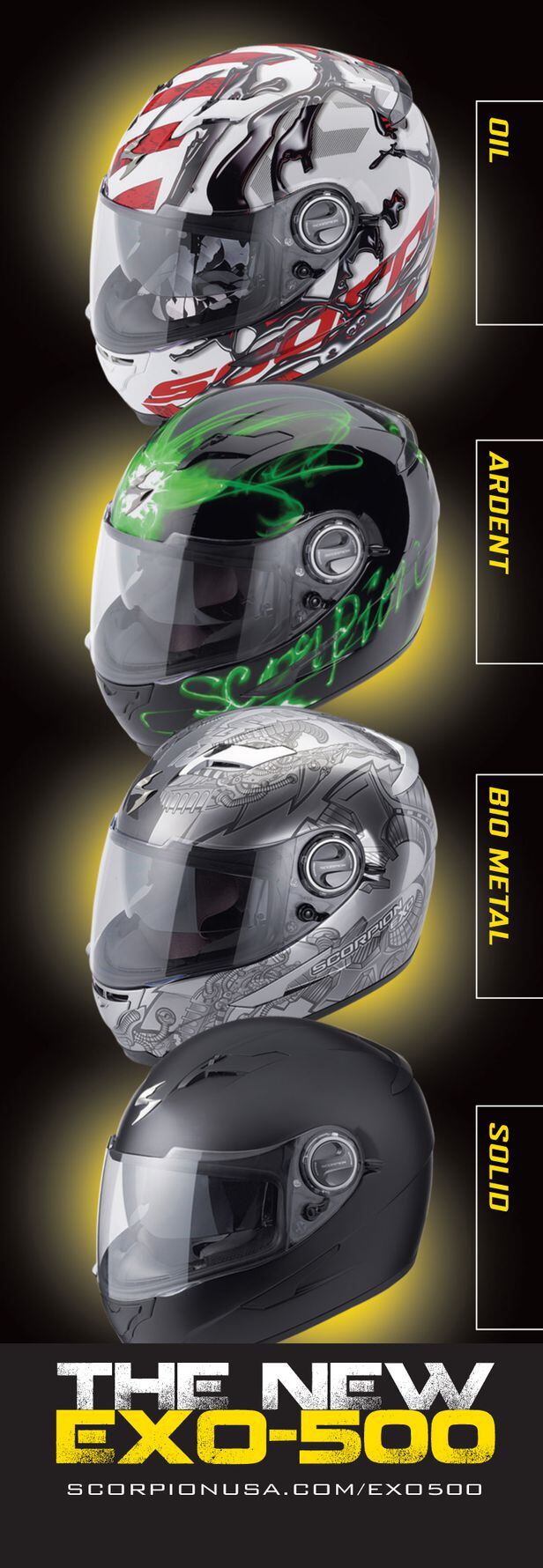 scorpion 500 helmet Scorpion Announces New EXO 500 Series Helmet