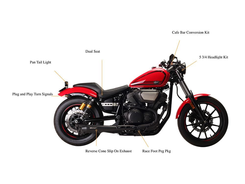 Yamaha hot sale bolt red