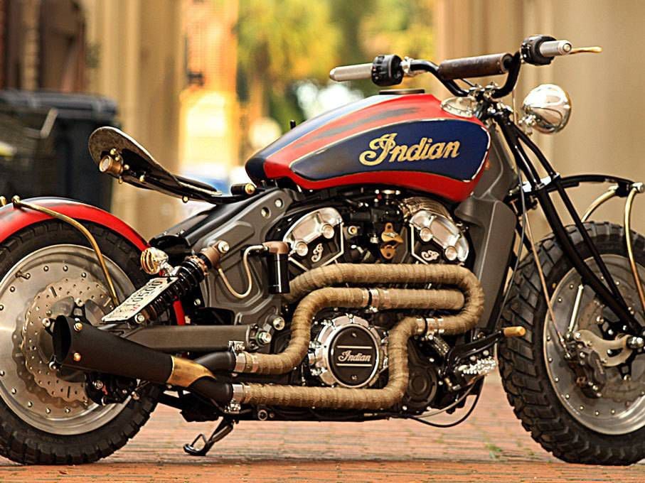 Indian s Project Scout Competition Motorcycle Cruiser