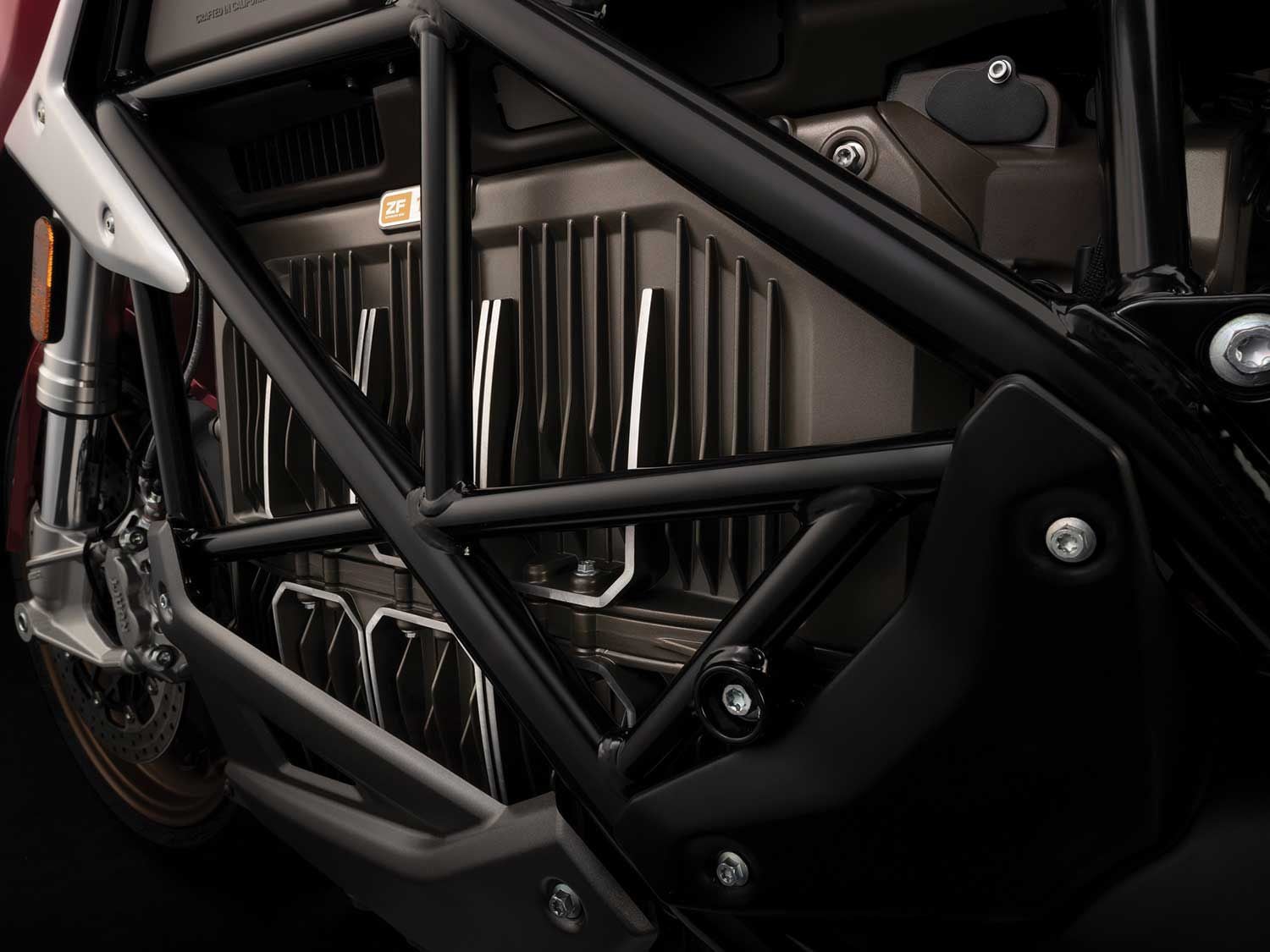 The steel-trellis frame is a huge step forward in the aesthetics department for Zero.