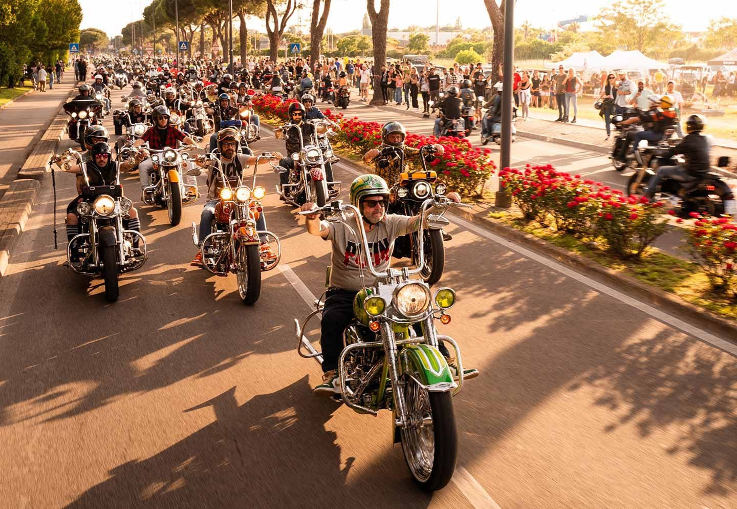 Italy's big Biker Fest rally was back this year for the 38th time with a big jump in attendance and even more wild custom builds. As per tradition, thousands of riders surged through the city streets on the last May weekend.