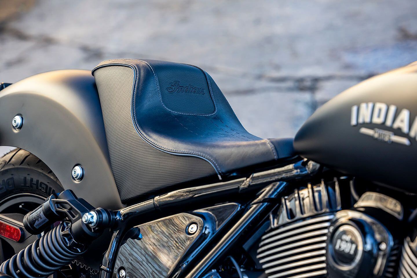 Not only is the gunfighter-style saddle quite comfortable, but the height is set at 27 inches.