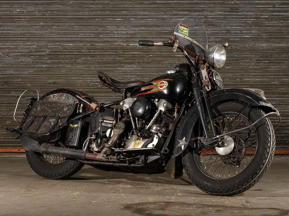 Dan Auerbach Of The Black Keys Has An Awesome Vintage Harley