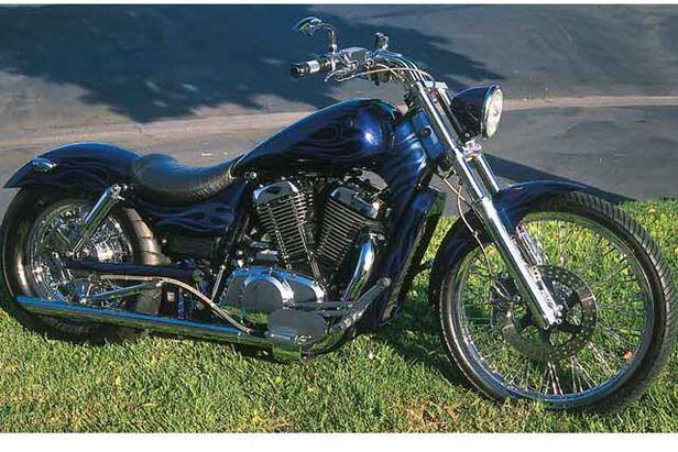 Suzuki intruder 800 chopper shop