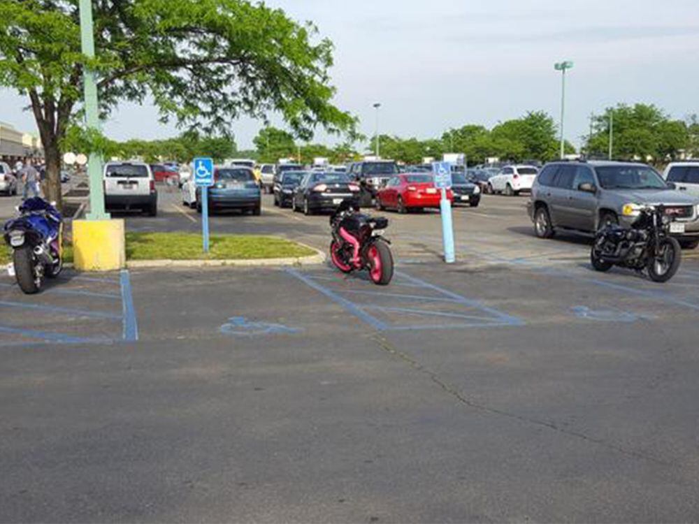 PSA Handicap Parking Motorcycle Cruiser