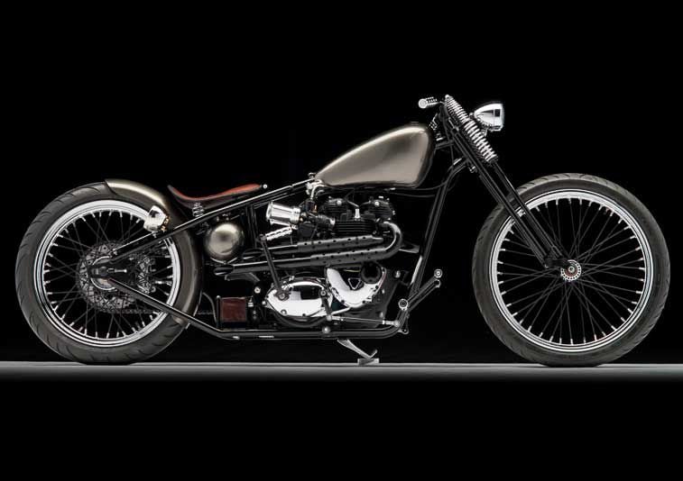 1970 triumph bonneville chopper shop
