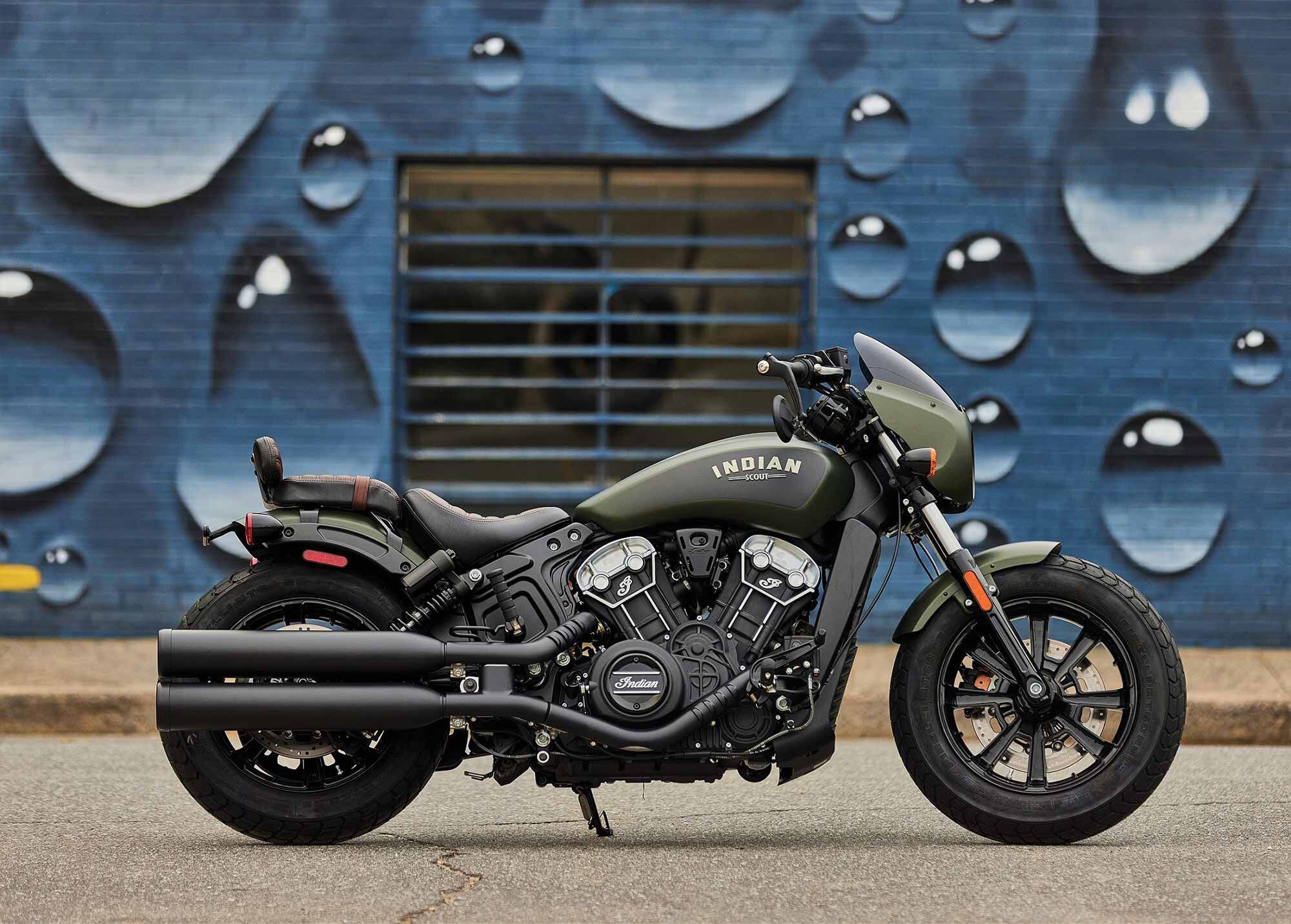 A Rogue Bobber? Just slap on a quarter fairing and transform your Scout Bobber.