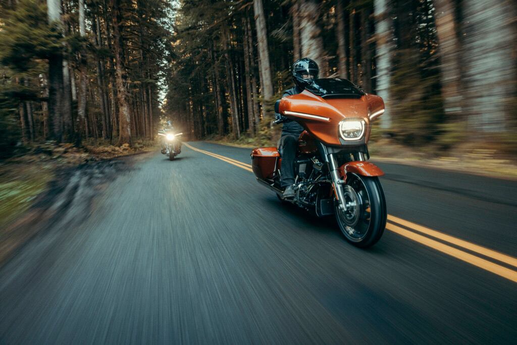 The Street Glide's frame is maybe the most significant carryover from the previous generations.