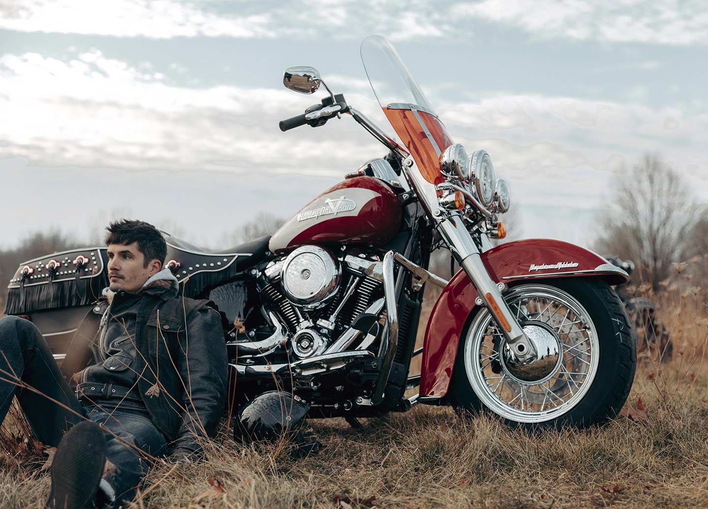 Classic styling holds sway on the new Hydra-Glide, with a two-tone 