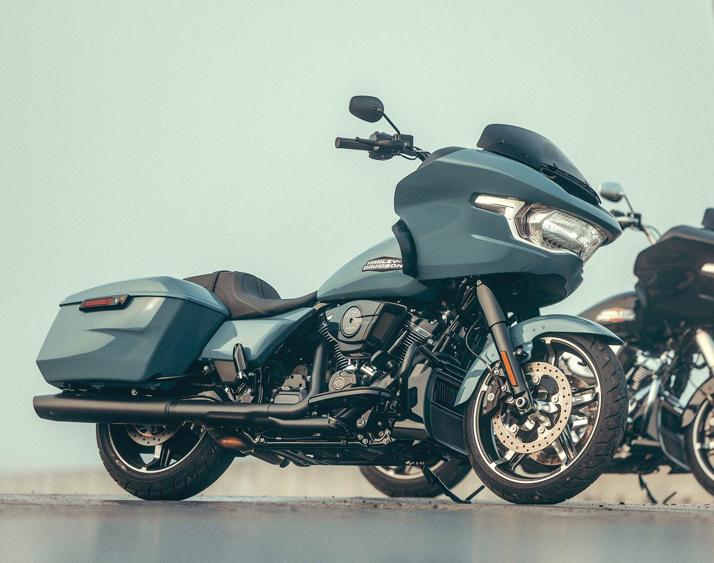 For 2024, the Road Glide switches things up with a new M-8 117 engine, improved suspension and electronics, and a fresh look for its frame-mounted sharknose fairing. In other words, it's better than ever.