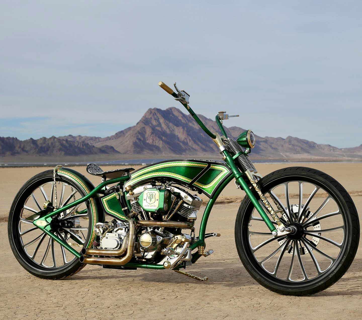 Some bikes just look better in the light, and Aero Precision Metal Works' hardtail build, dubbed 