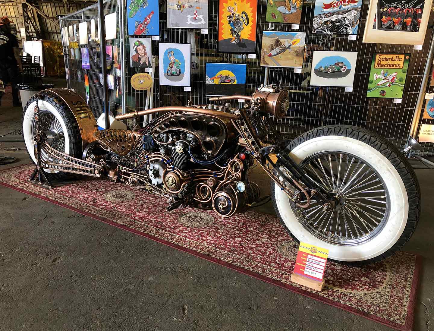 Although it didn't win anything, Keith Young's Honda CB550-powered 