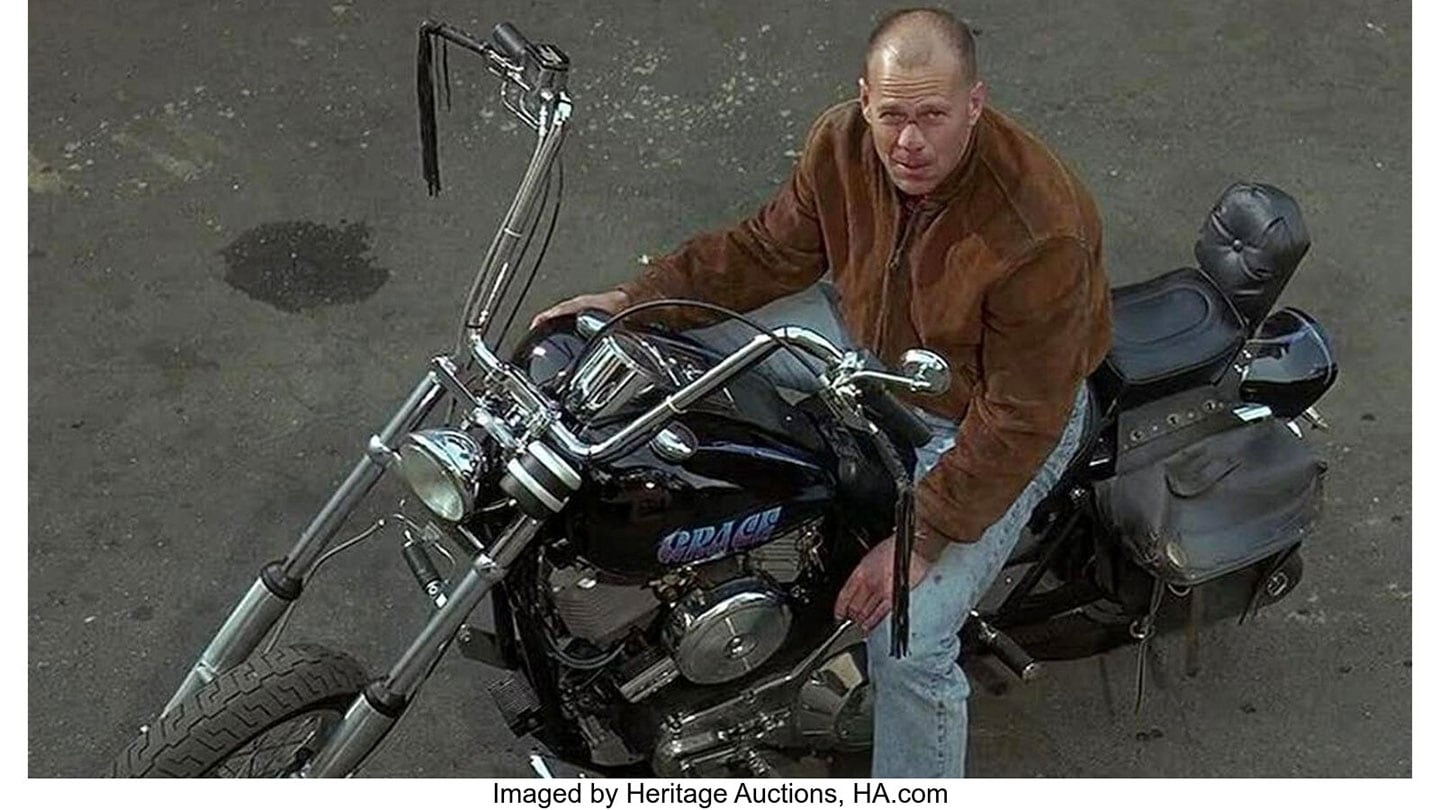 Bruce Willis as Butch Coolidge on Zed's FXR.