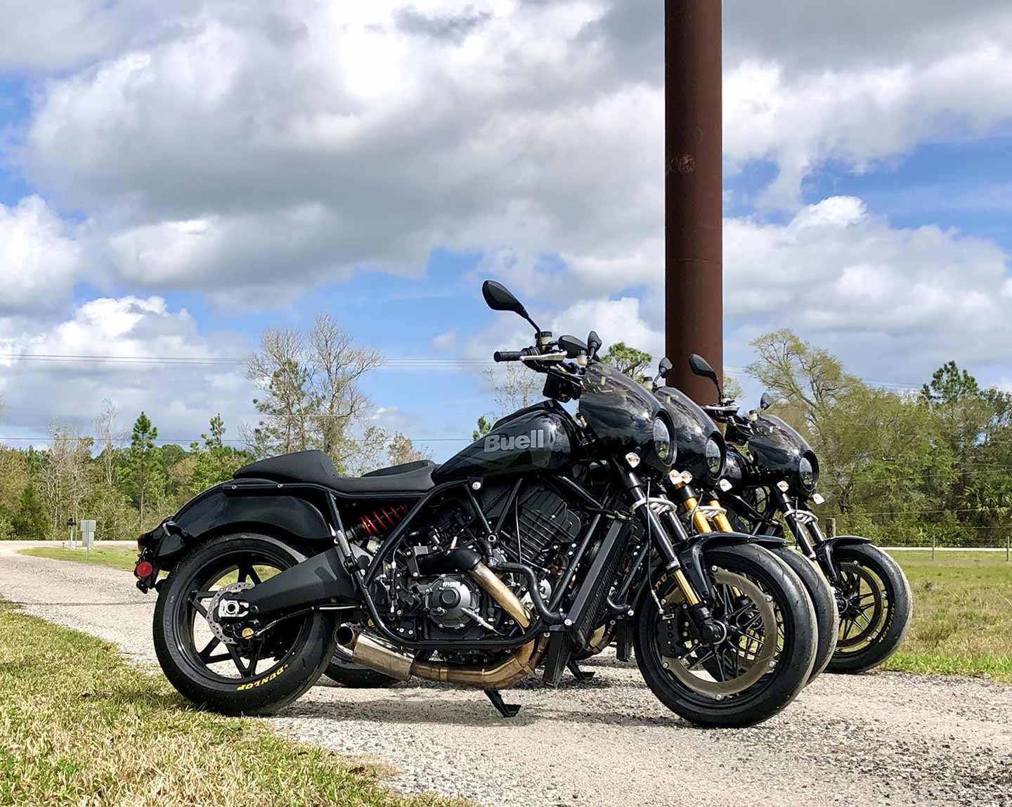 Buell had a preproduction version of its 2025 Super Cruiser on site as well. The bike is slated to drop next year.