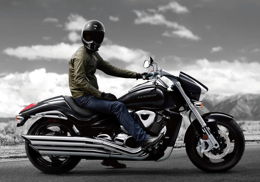 The big M109R gets the same color as last year and a small price bump&nbsp; for 2025, but otherwise rolls on without any changes.