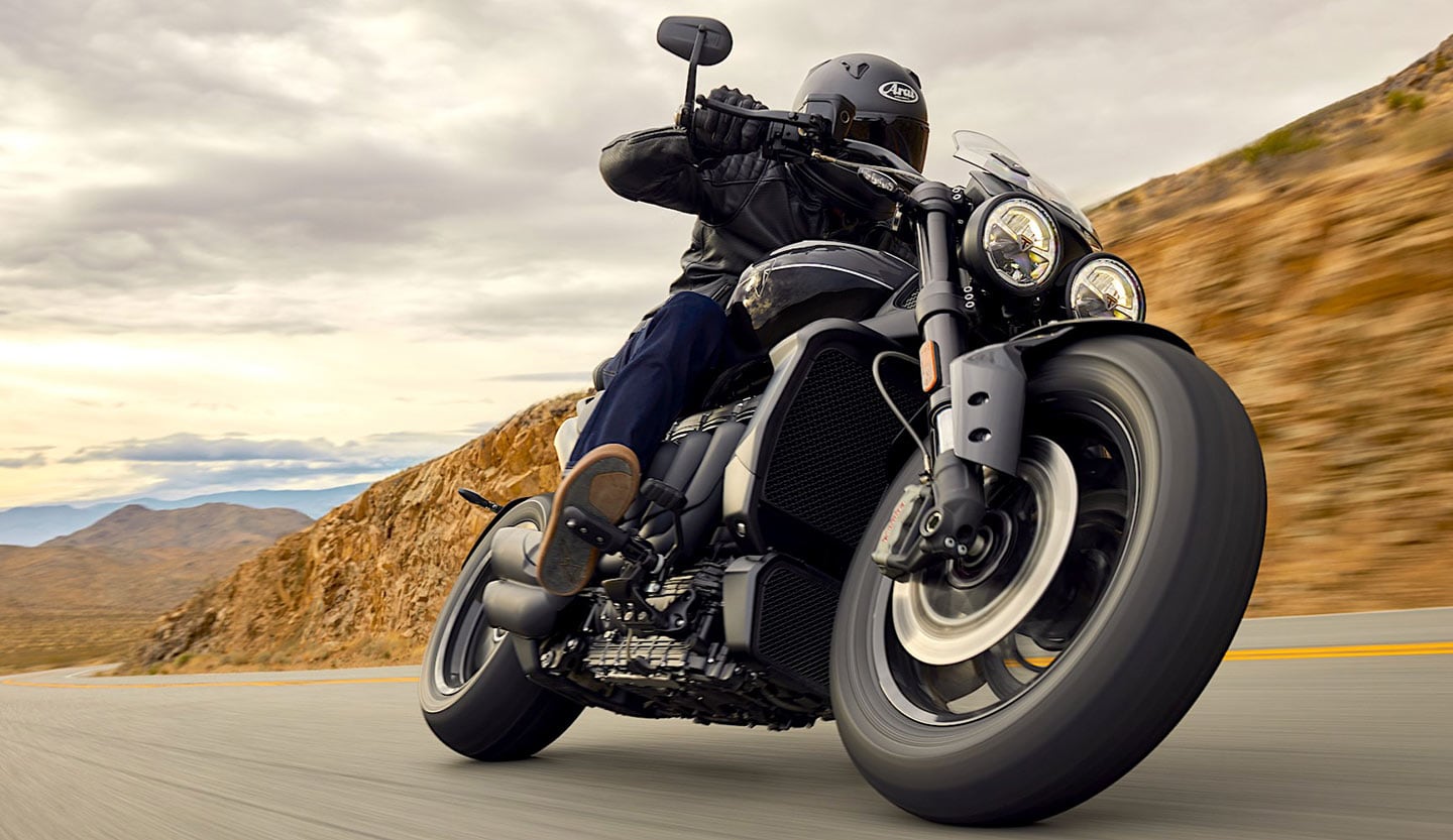 Triumph has pumped up its Rocket 3 series yet again, with the new, more powerful Storm R and Storm GT.