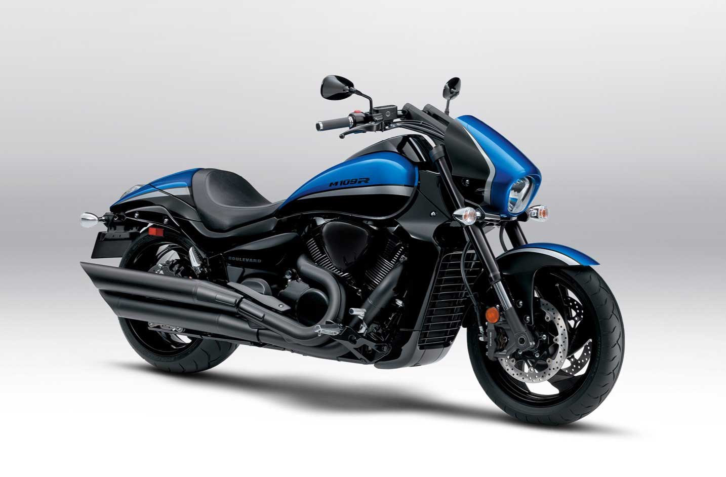 The 2023 blacked-out M109R B.O.S.S. is still available on Suzuki's US website (though it may be added as a 2024 model later).