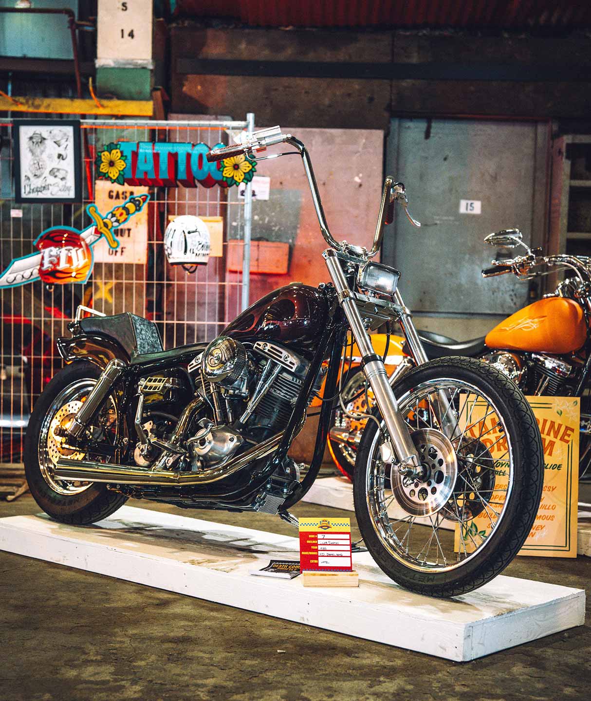 Winning the J&P Cycles Catalog Customs prize was Caleb Smythe's 1980 Harley-Davidson Shovelhead. The award goes to DIY guys and gals with a project bike having any aftermarket retailer/catalog combination of parts. Pretty loose rules, but it basically encourages anybody with even a bare-bones build with parts to enter.