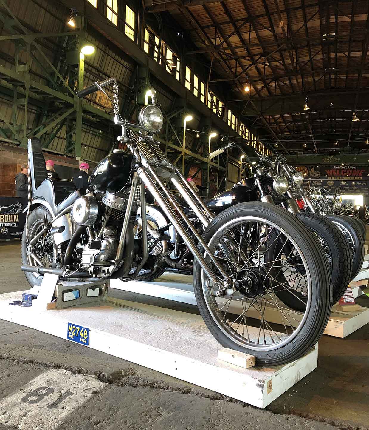 Fifteen years on, The One Moto Show has become an awesome celebration of moto-culture with three days of food, music, art, and spectacular bikes like this H-D Panhead.