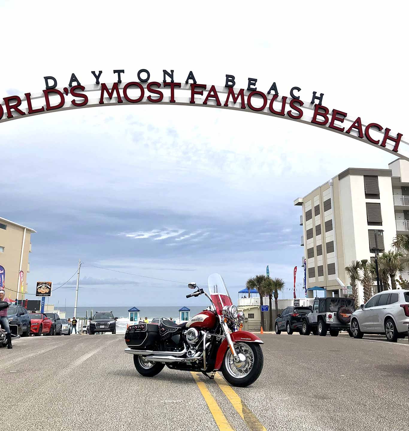 The World's Most Famous Beach was bike central for 10 days in March.