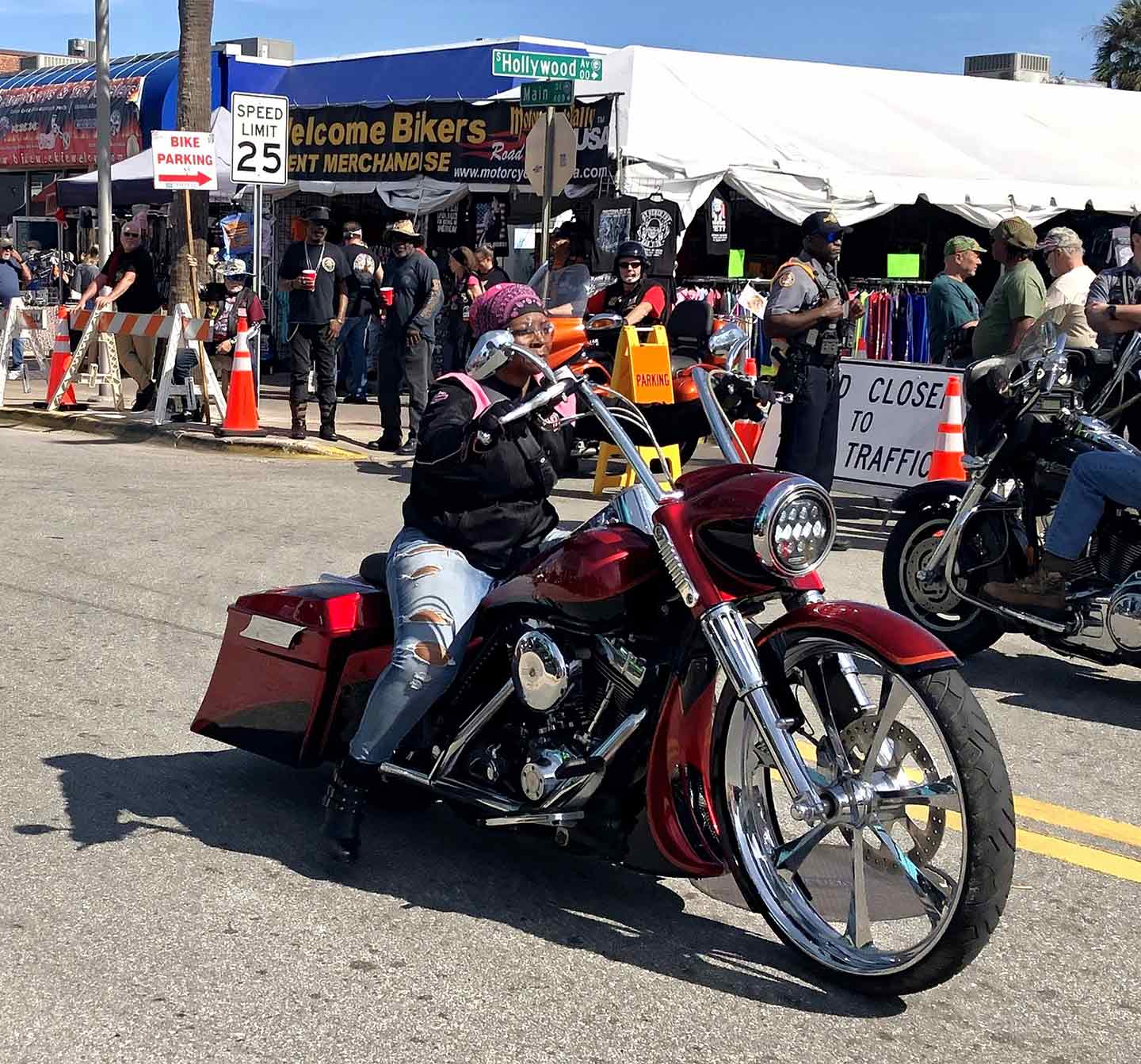 With March being National Women's History month, it seemed appropriate that there was a noticeable increase in female riders at this year's rally.