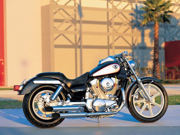 A 1993 Force-Fed Custom Kawasaki Vulcan Cruiser