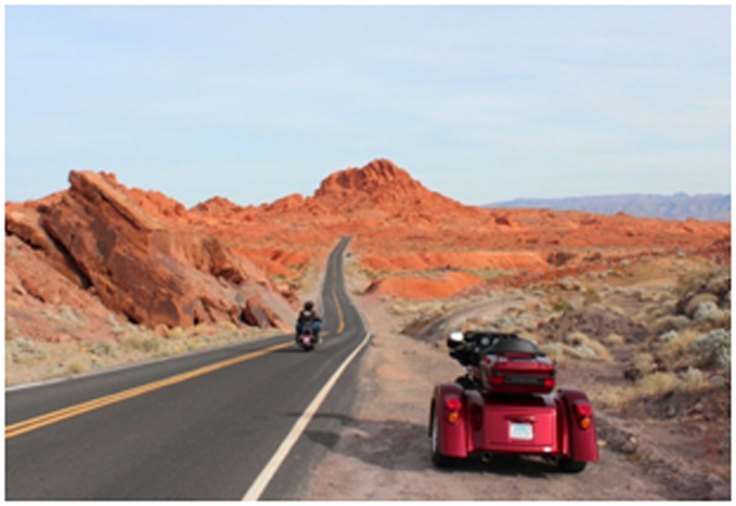Touring Las Vegas on a Champion HD Ultra Trike Motorcycle Cruiser