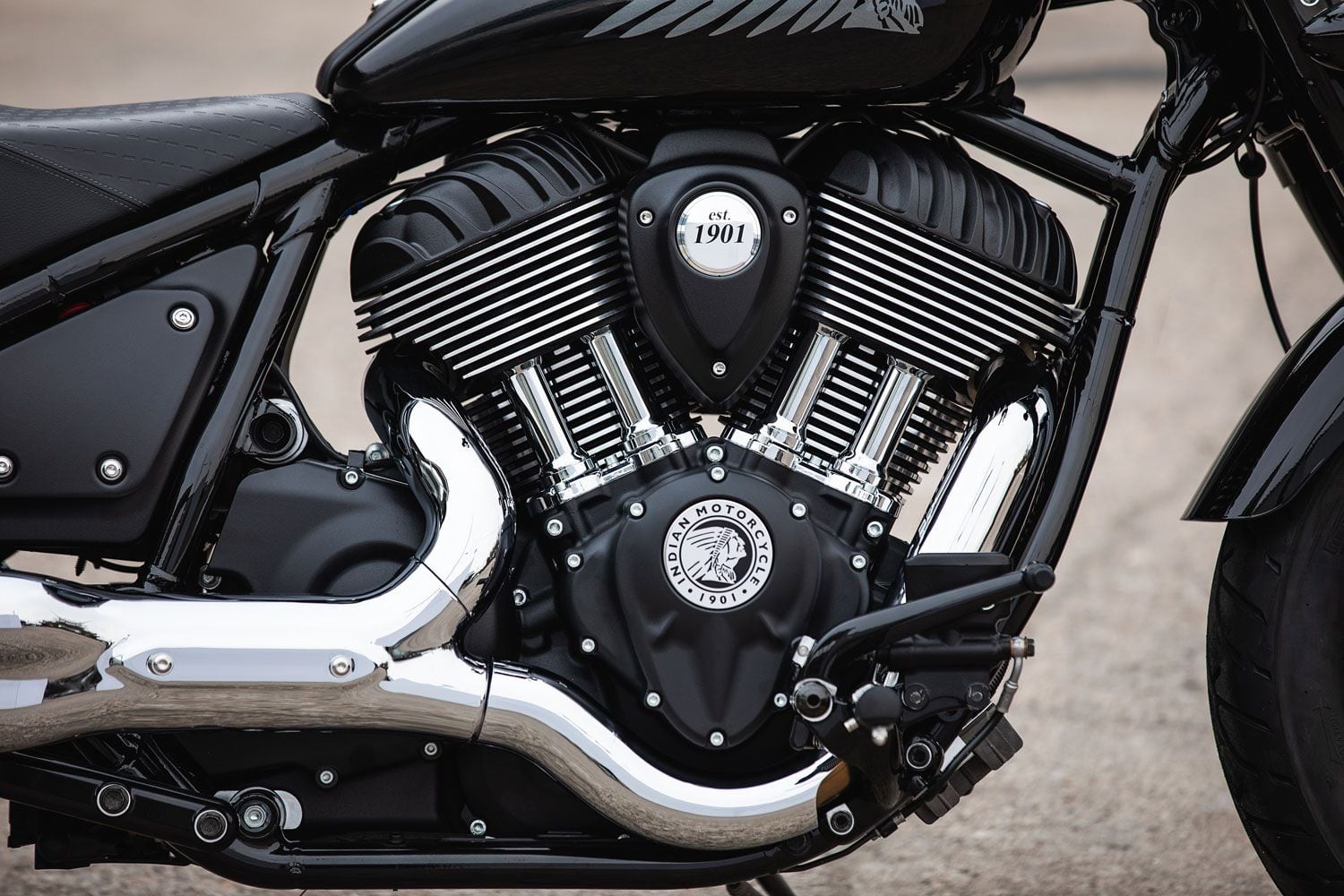 The Thunder Stroke engine (in 111 or 116 sizes) lives in all versions of the new Chief.